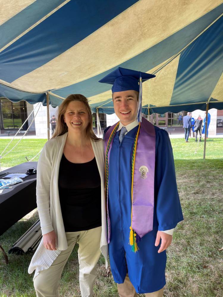 OSH graduate with Mary VanPopering